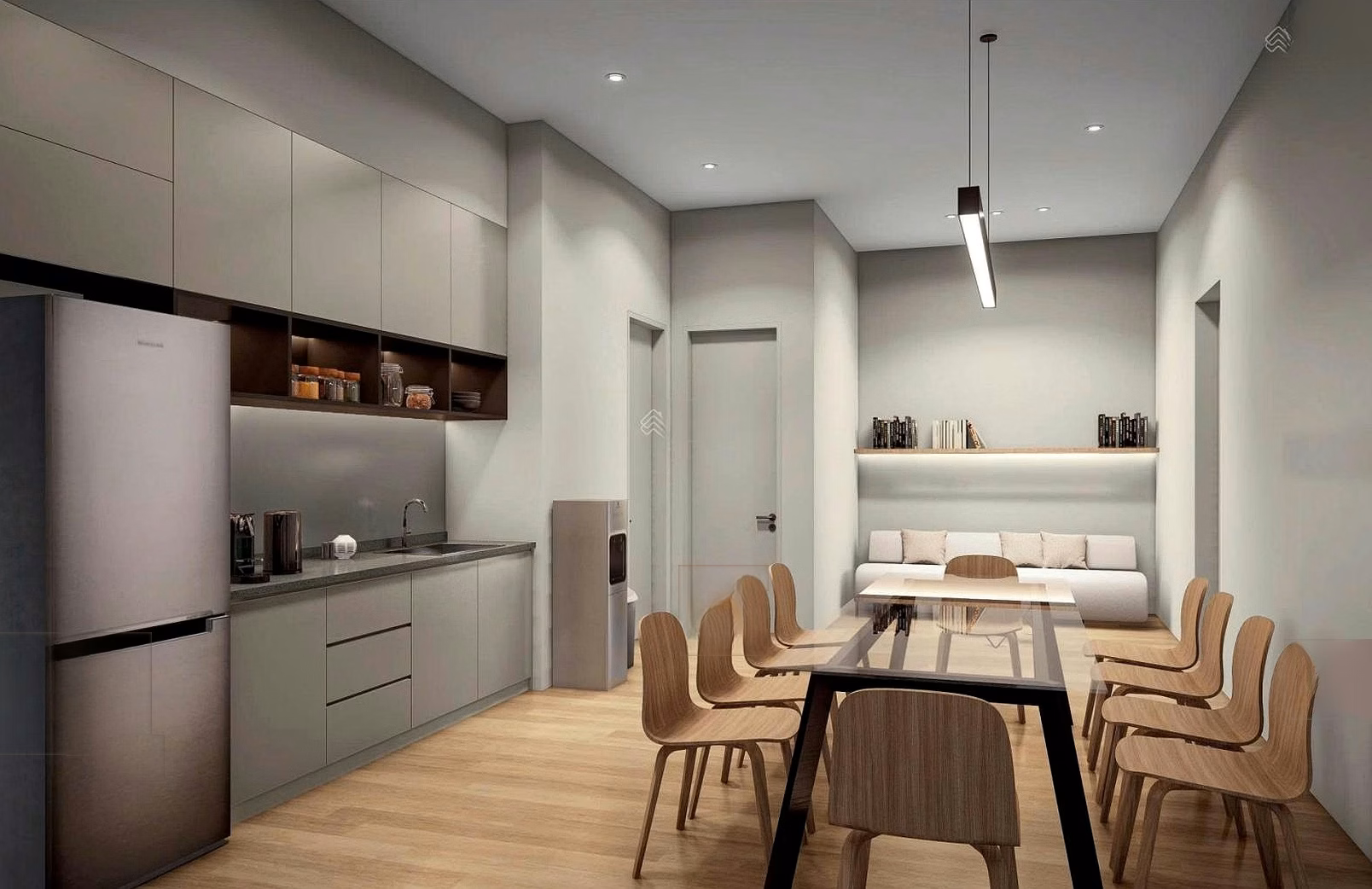 Beautiful 2-bedroom apartment on the middle floor, priced at 4 billion 9, cool direction, swimming pool view, directly signed with investor, negotiable