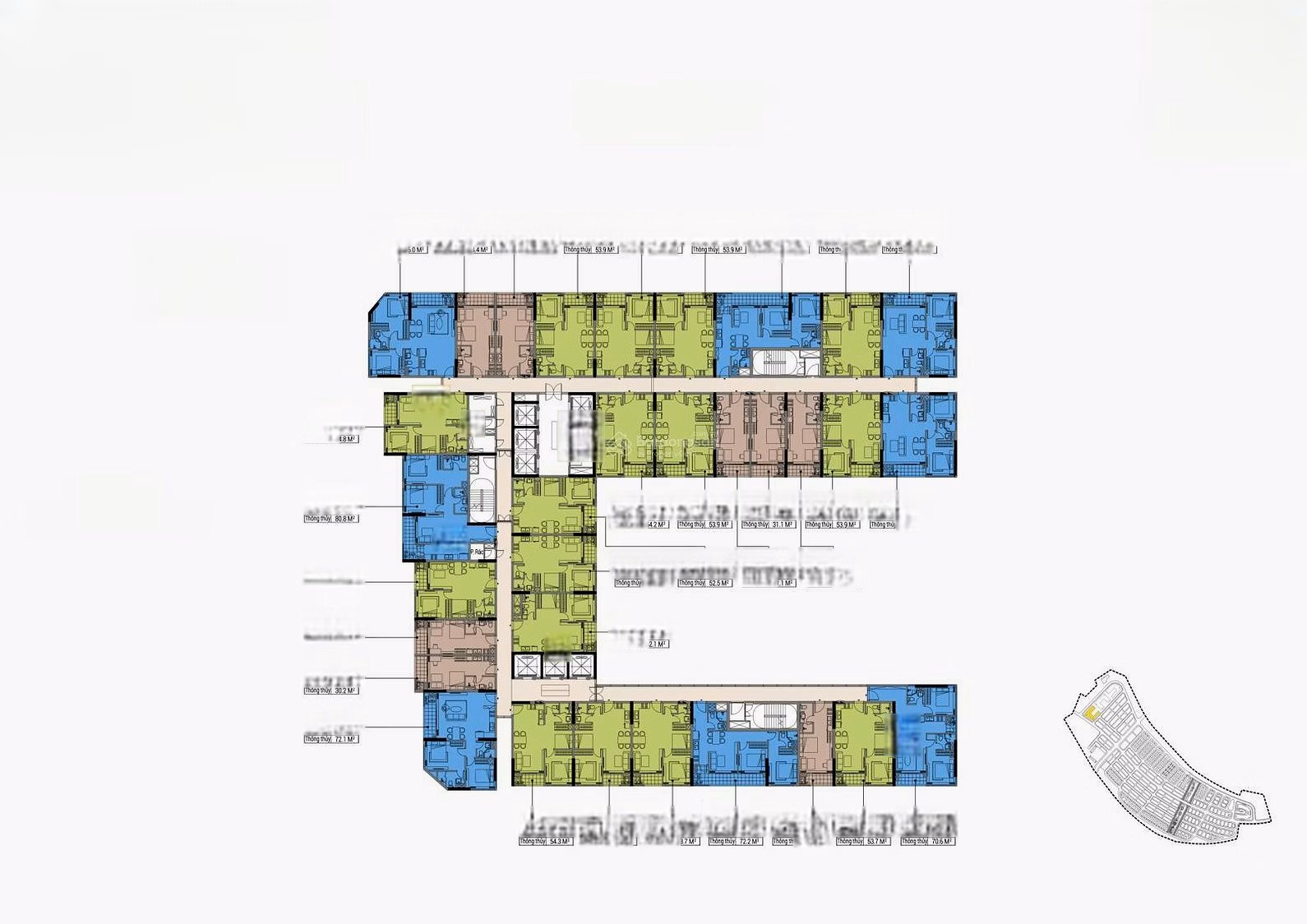 Only 2.3 billion owns a Studio apartment with fireworks view Onsen3 with usable area of ​​34.4m2***