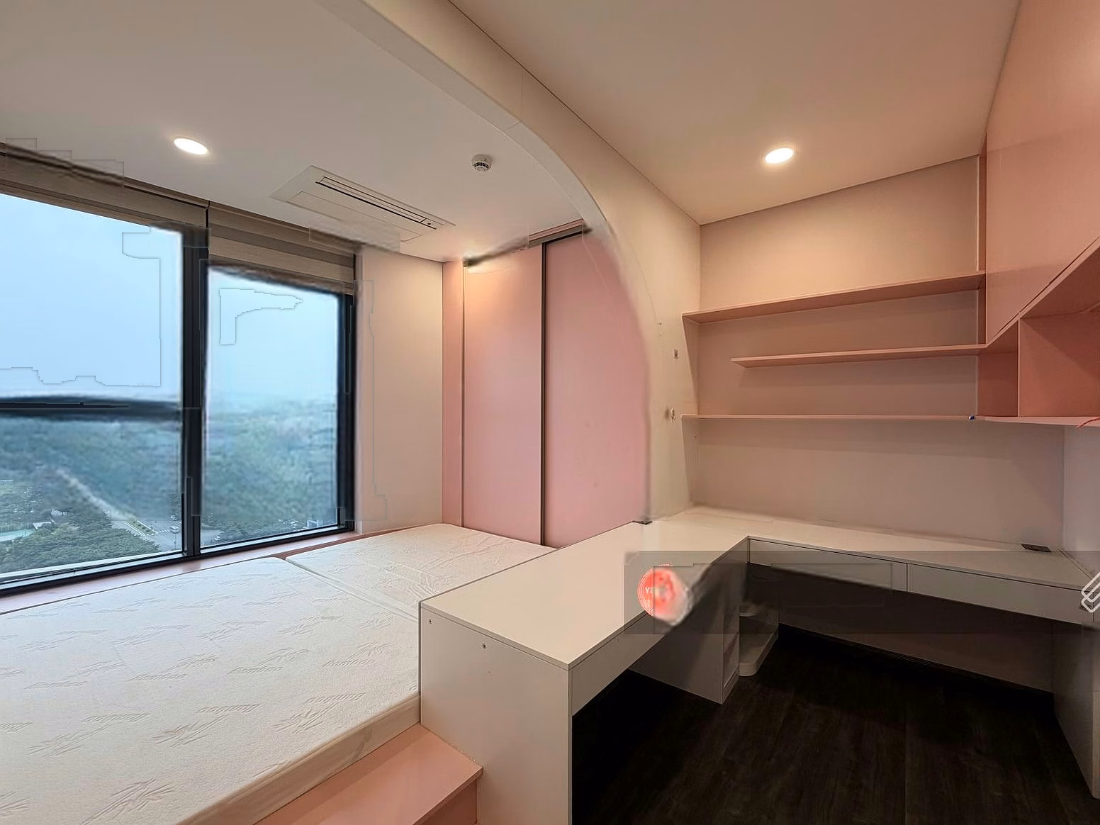 For rent 28 million/month, well worth the 3-bedroom beauty queen apartment N01T7 Han Jardin - 2 views, lake view, swimming pool