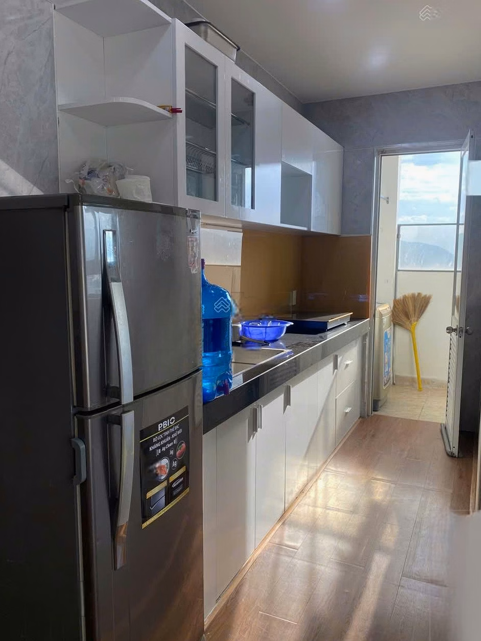 Commercial corner apartment for sale in Hoang Quan Nha Trang, fully furnished, new 2 bedrooms. Red book owned forever