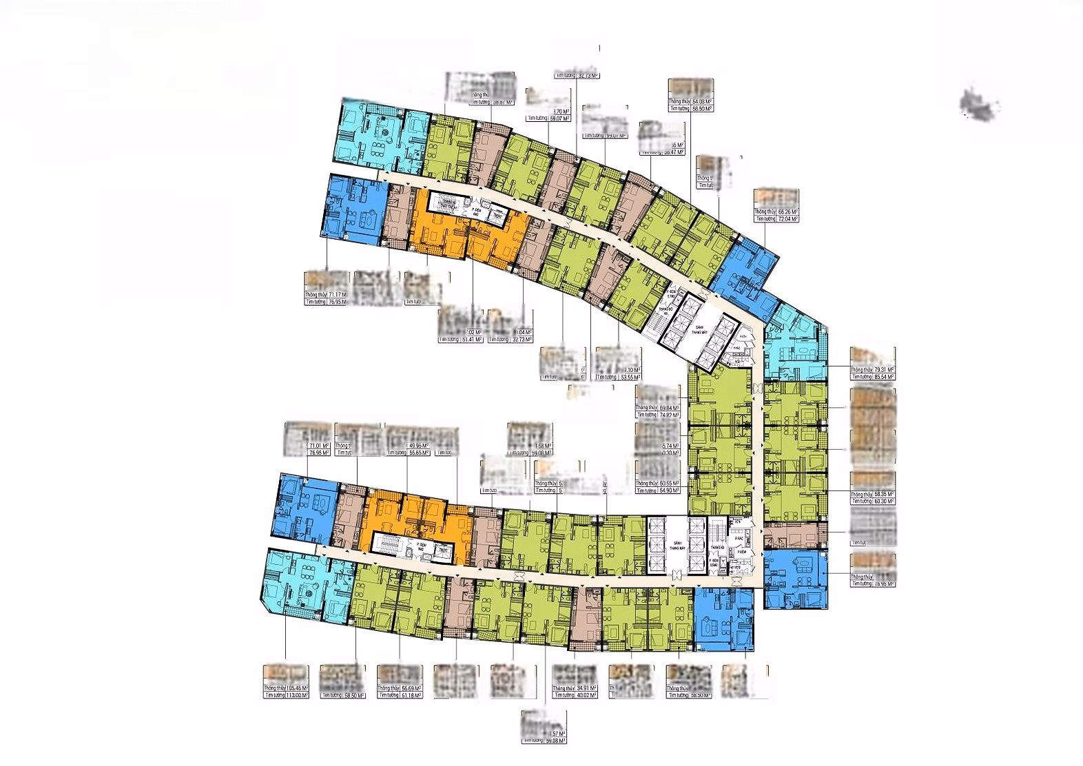 Apartment on the 9th floor of The Charm building at diplomatic rate, signed sales contract immediately