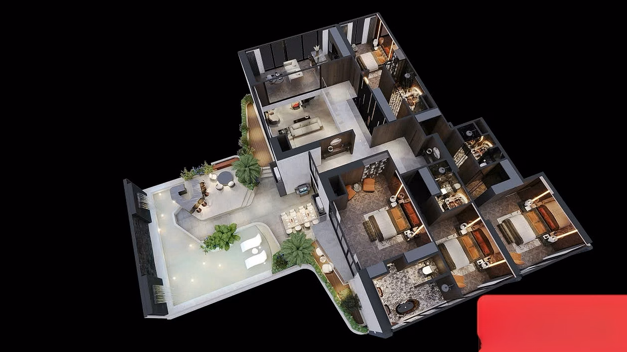 Diplomatic VVIP Penthouse with garden at Noble Crystal Tay Ho