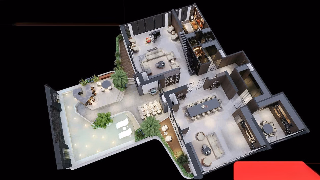 Diplomatic VVIP Penthouse with garden at Noble Crystal Tay Ho