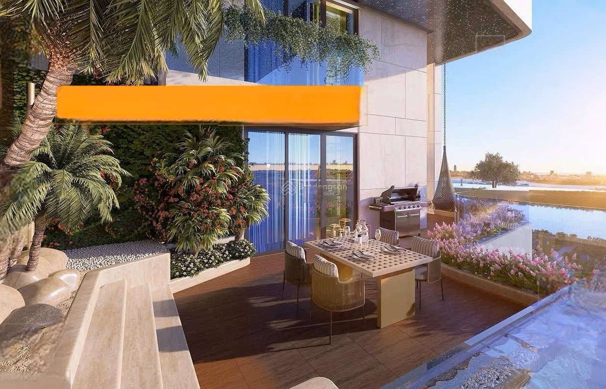 Sky Villa, garden, private swimming pool, full view of the Red River, 316m2, 4 bedrooms, 5 bathrooms, Noble Tay Ho, Voucher discount of 8 billion