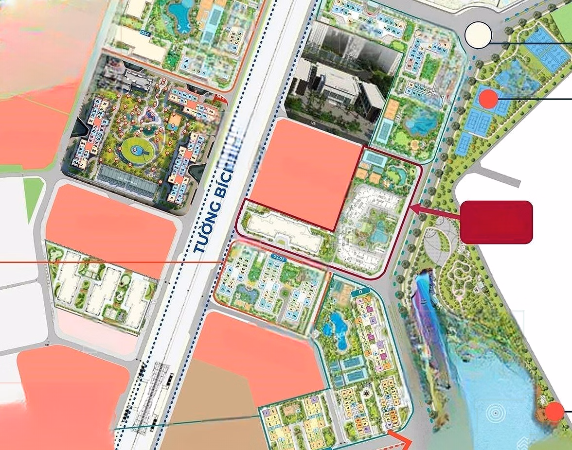 Lumière EverGreen Smart City 3-bedroom apartment for sale, 87.4m2 - Building A2, 22nd floor - Price 10.2 billion