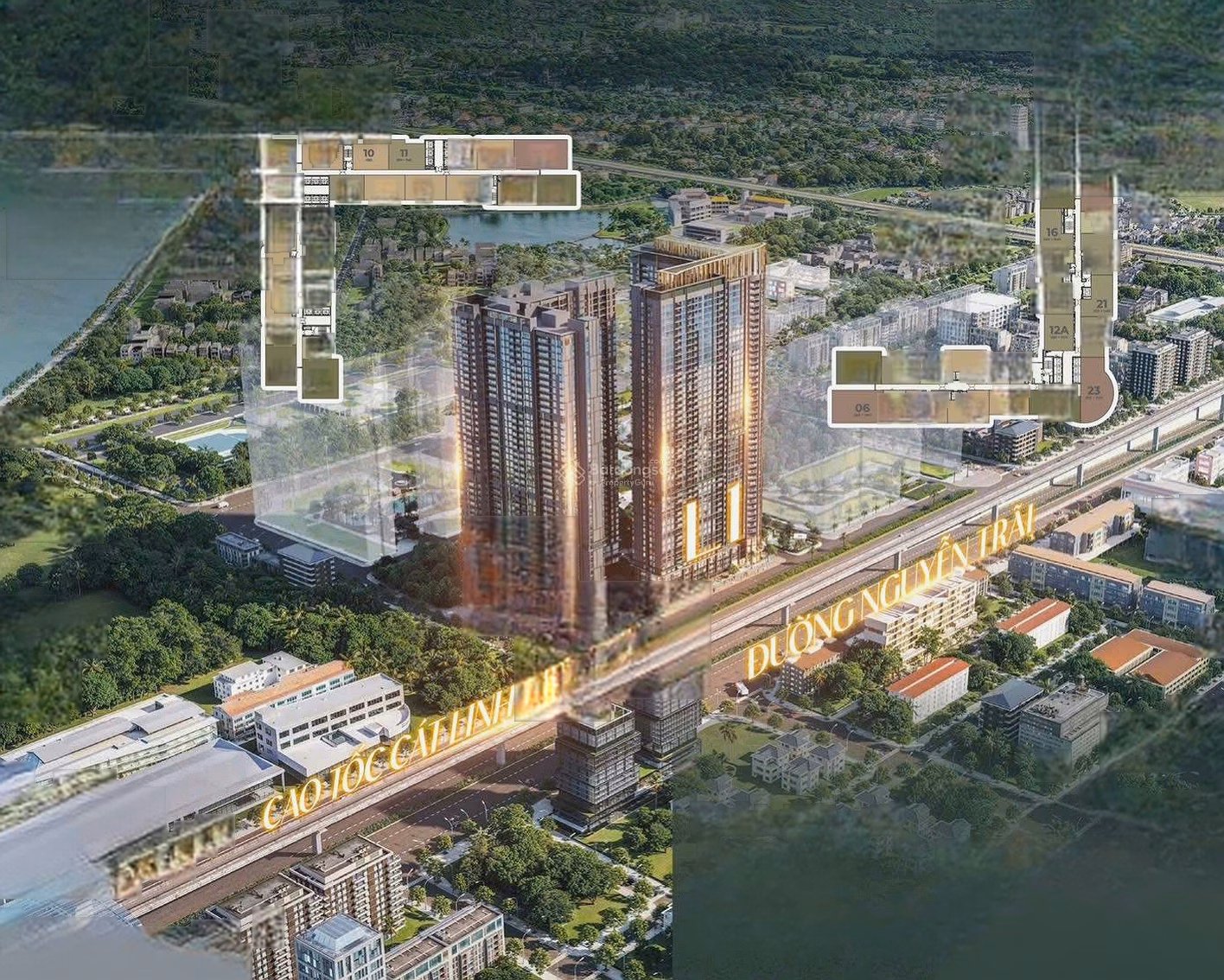 Just need 1 billion 073 million (10%) to own a 2 bedroom Lumière Cao Xa La apartment at a rare good price in Nguyen Trai