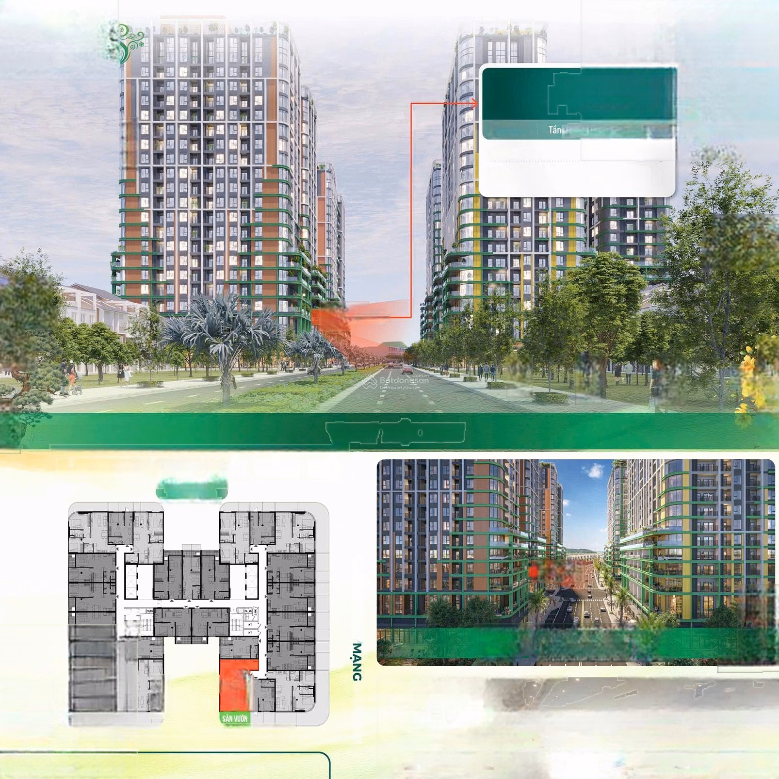 Outstanding FourS Tower 2-bedroom garden apartment, up to 119m2 wide. Price 3.9 billion, pay early and receive the highest stock