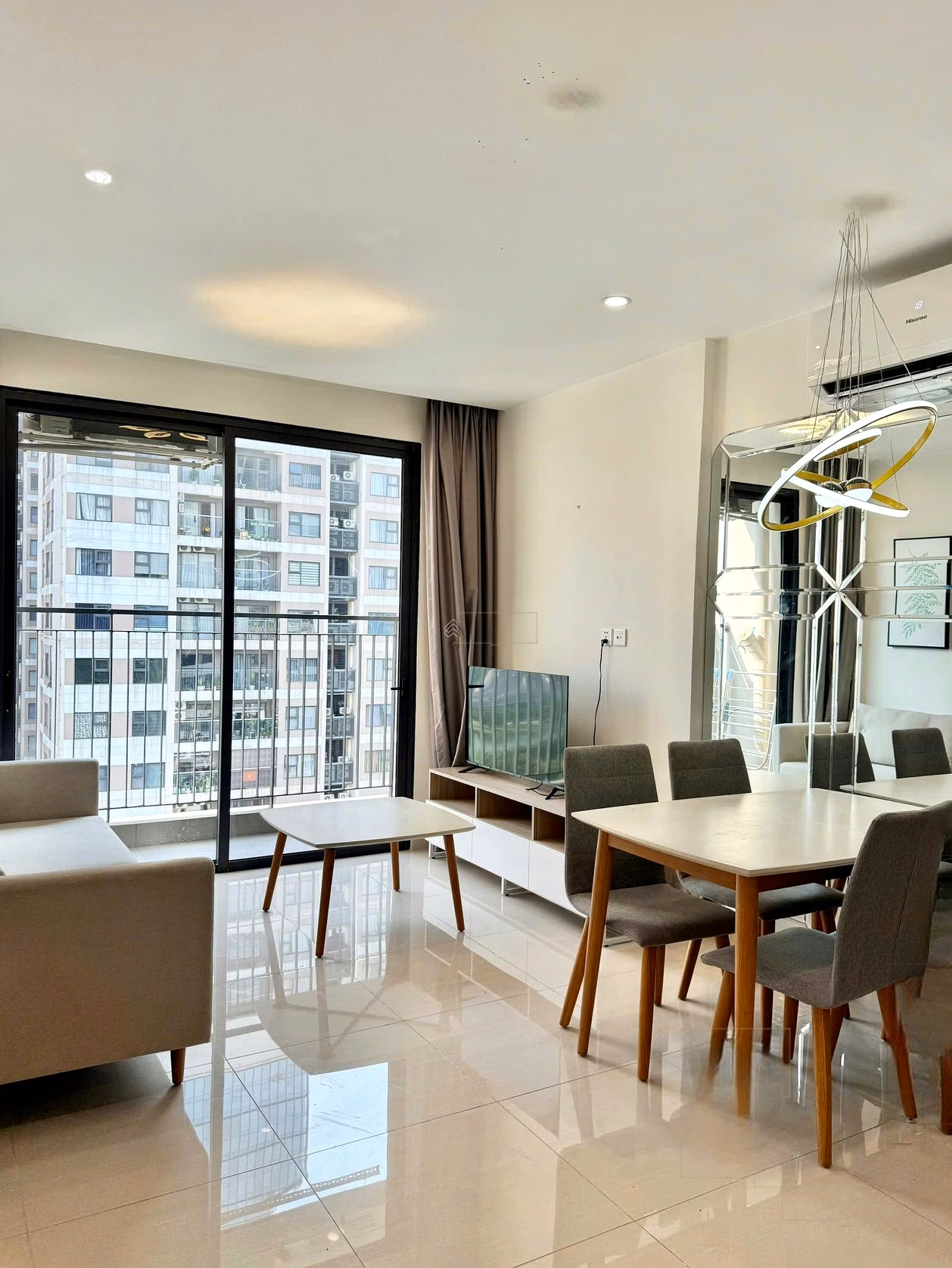 Need to rent urgently 1 bedroom apartment + 43m² S2.17 with reception, open view, fully furnished, only 7 million, move in immediately