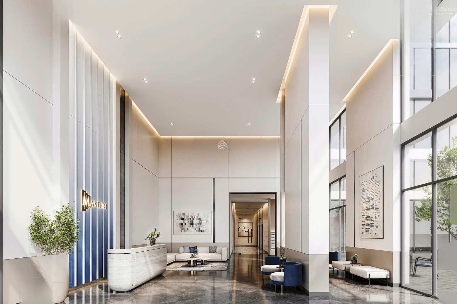 4-bedroom apartment with beautiful water music view at The Global