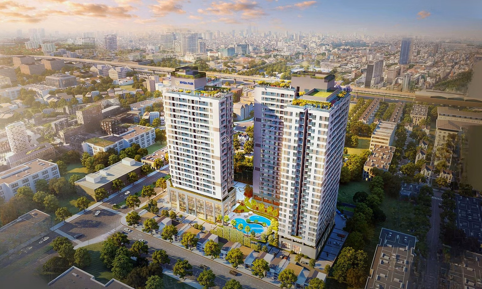 The owner sells 2 apartments in building B Rivera Park Hanoi, 69 Vu Trong Phung, Thanh Xuan