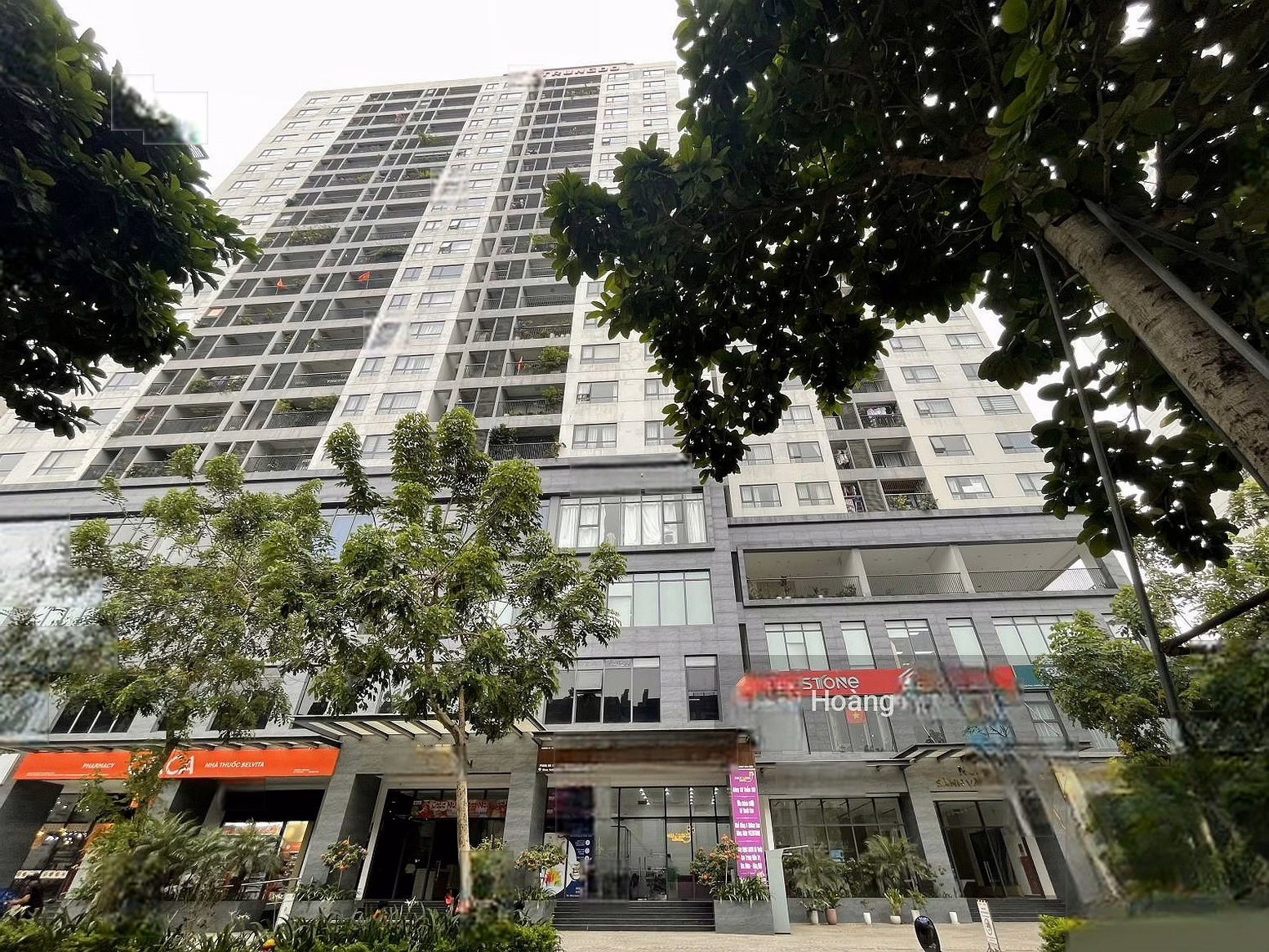 Corner apartment for rent N03-T6 Taseco - Trung Do, 134m2, south direction, Embassy villa view, full as pictured