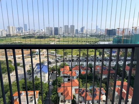 Corner apartment for rent N03-T6 Taseco - Trung Do, 134m2, south direction, Embassy villa view, full as pictured