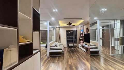Apartment for rent with 2 bedrooms, 2 bathrooms, good price 17 million, 85m2 at The Golden Palm Le Van Luong, Hanoi