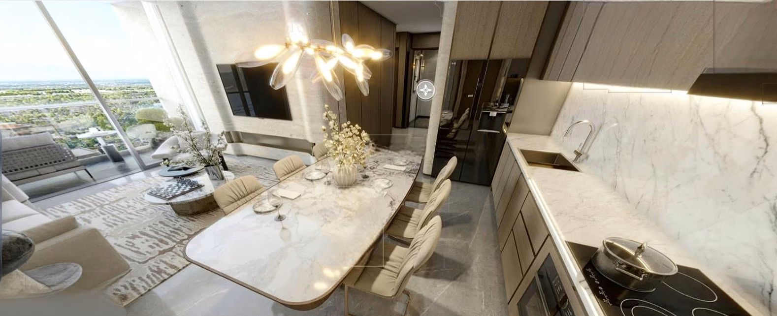 Luxury 3-bedroom apartment with private elevator in Long Bien center, initial payment only 1.1 billion (10%)