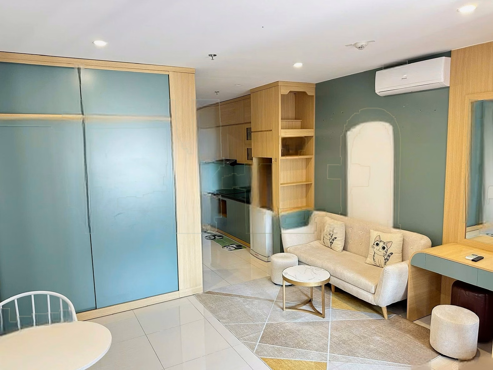 The owner sent to rent Sapphire 1 Ocean Park 33.5m² fully furnished, open view only 6 million/month