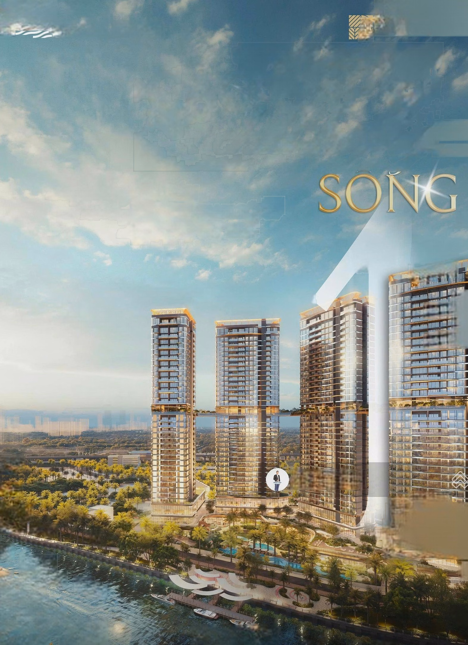 Dat accepts direct bookings for beautiful shopping carts from CDT. 2-bedroom corner apartments with 120m2 and 3-bedroom corner apartments with extremely beautiful river views
