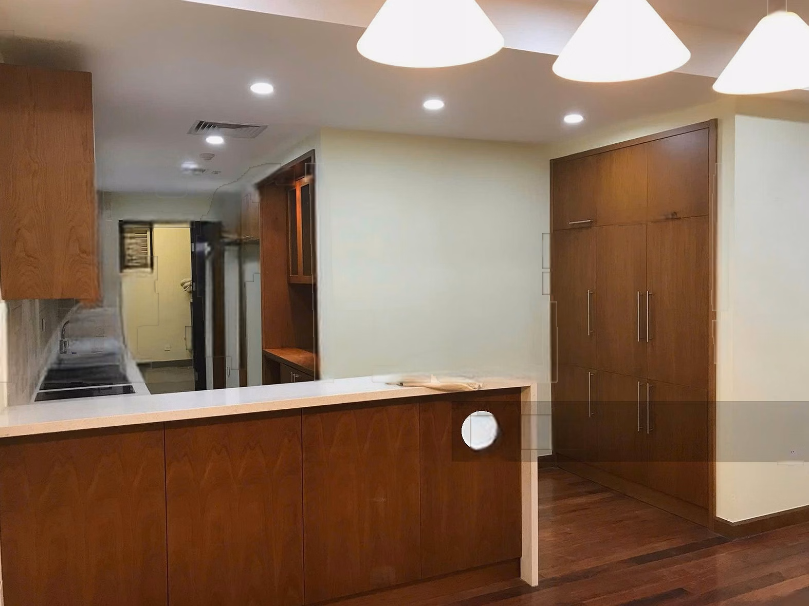 Mandarin Garden apartment for rent, only 25 million, 172m2, 3 bedrooms, 2 bathrooms, super hot basic furniture