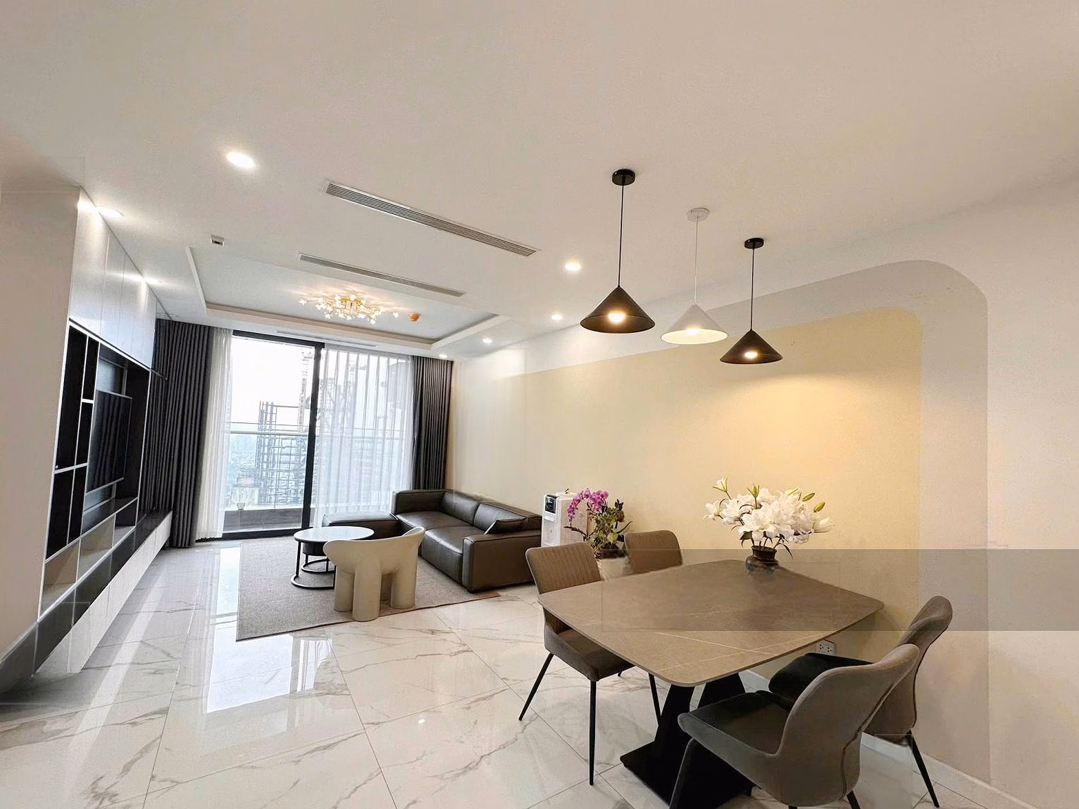 Duplex Sunshine City for rent, fully furnished, high floor, city view - immediate access