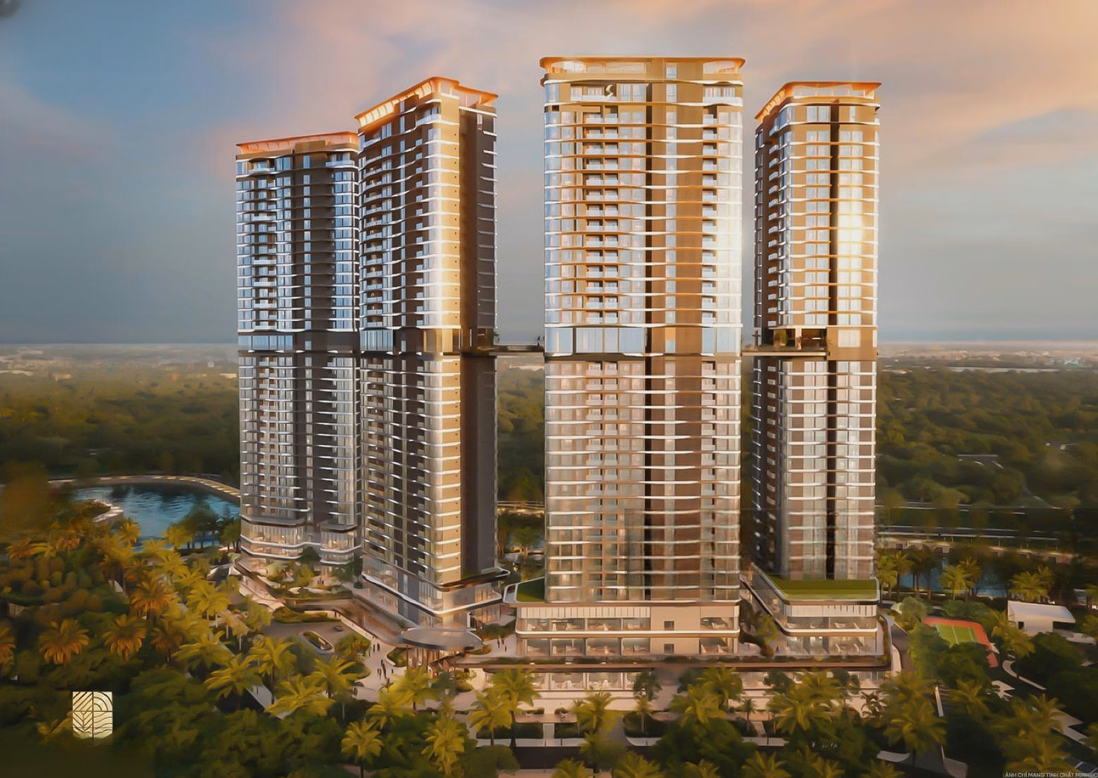 Open for sale Palm River riverside adjacent to Thu Thiem, first sale, only 620 units, discount up to 16.5%