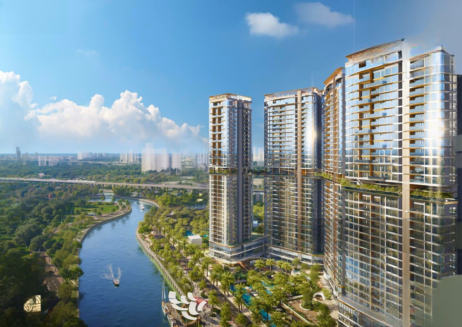 Open for sale Palm River riverside adjacent to Thu Thiem, first sale, only 620 units, discount up to 16.5%