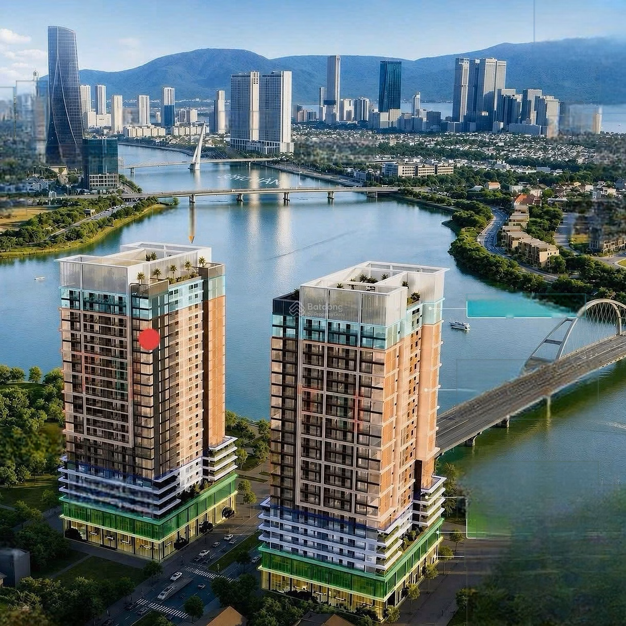 SL20705-3 bedroom corner apartment-S Light project - fireworks view- River view-diplomatic goods-price 6.5X billion