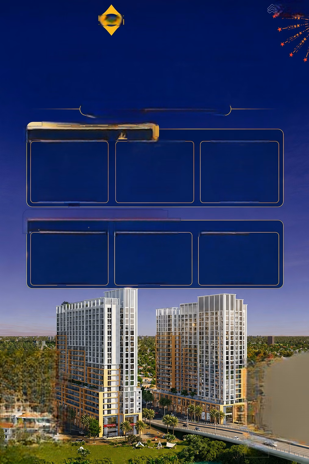 Spana Tower 3-bedroom apartment with good price - Direct view of the River - 5.66 billion