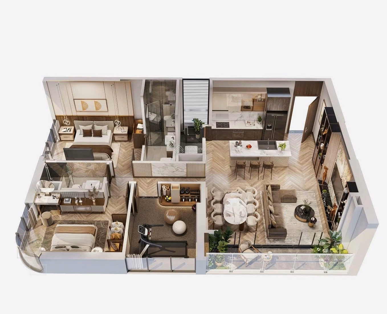 Vlasta apartment Q7 diplomatic shopping cart only 50 pieces CK immediately 190 million cash plus 1%, TT 15% to pick up the house