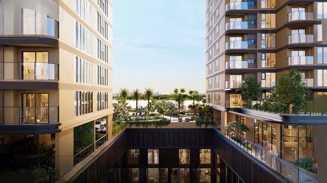 Ready stock 2 bedrooms 1 bathroom, direct view of SG river, Landmark 81, CK 210 million, 15% deposit to receive full house