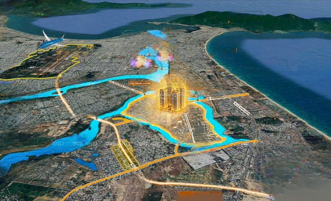 You will regret it if you skip this 2-bedroom apartment with panoramic view of Da Nang city! River view - fireworks cost only 3,658 billion