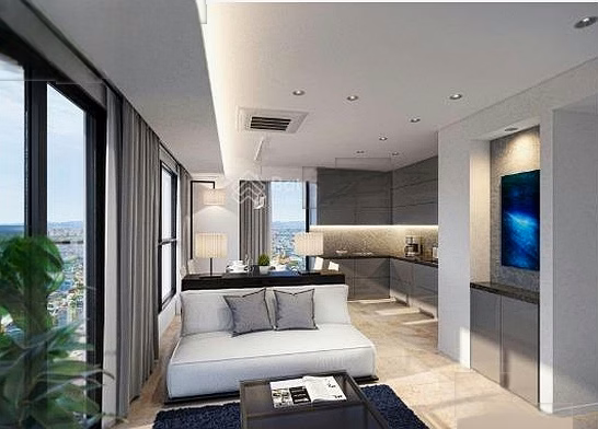 Selling 2-bedroom apartment with direct sea view, original price of investor phase 1, full high-class furniture