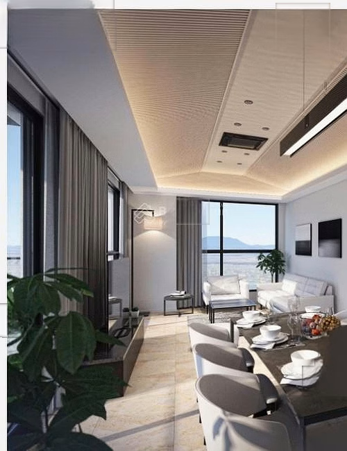 Selling 2-bedroom apartment with direct sea view, original price of investor phase 1, full high-class furniture