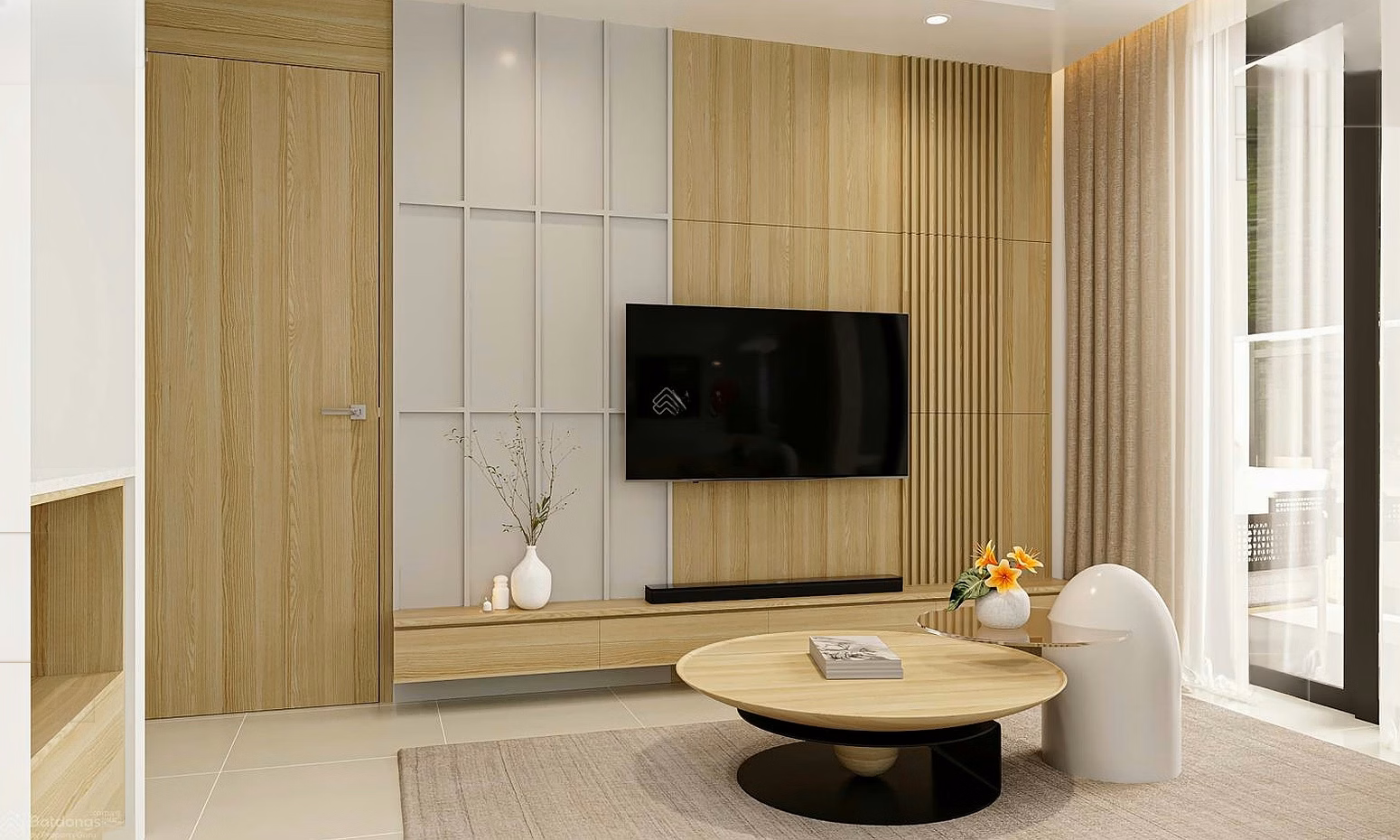 Selling 2-bedroom apartment with direct sea view, original price of investor phase 1, full high-class furniture