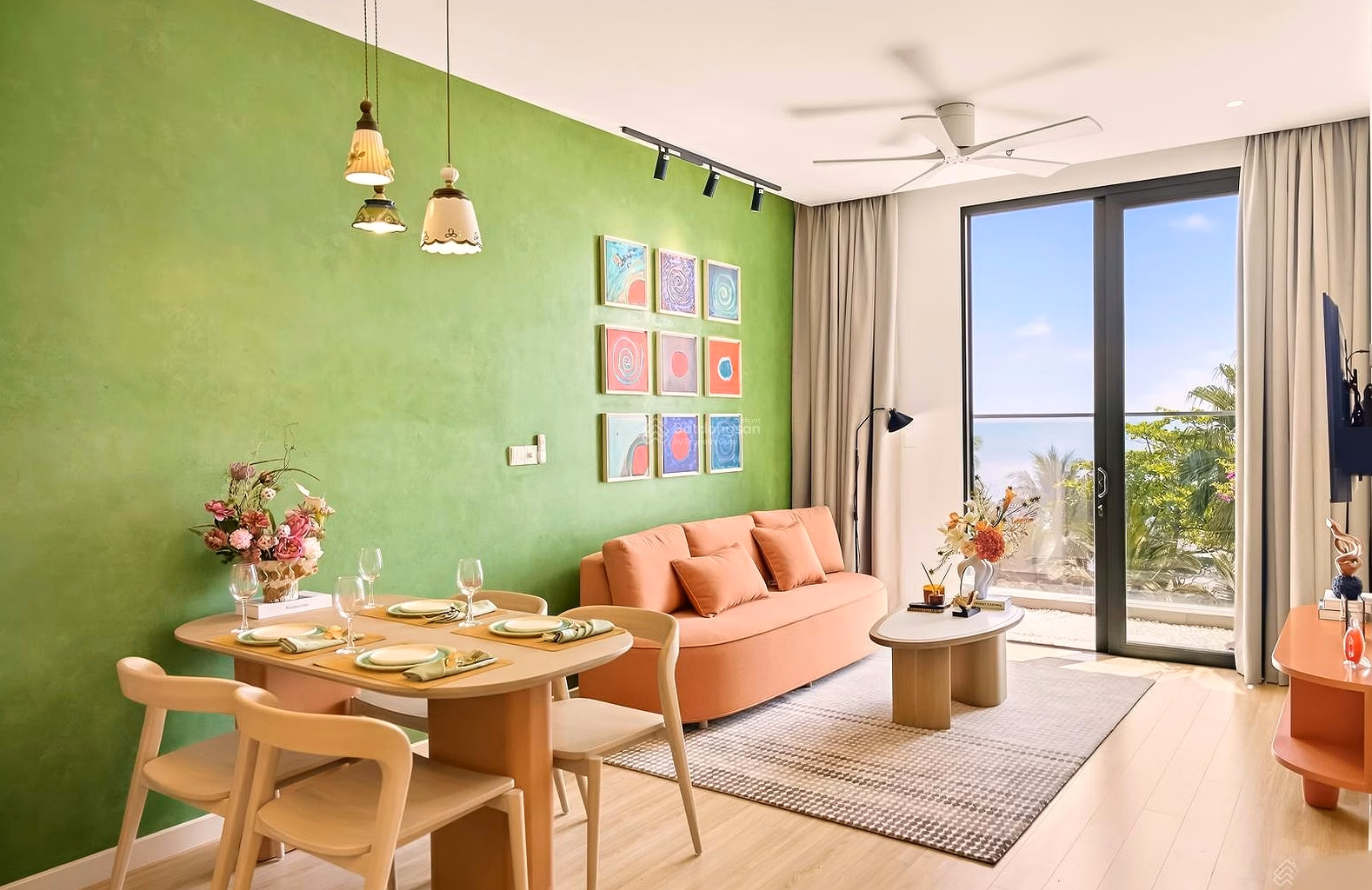 Opportunity to own a prime 1BR+ "Fireworks View & Floating Market" apartment at The Onsen 2 Charmora City