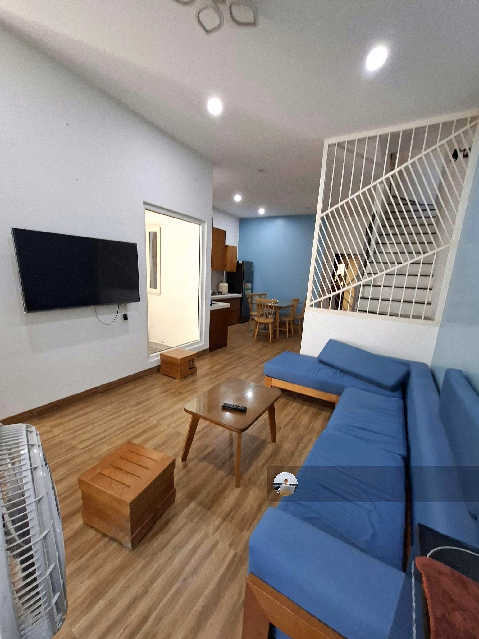 2-storey house for rent - garden - Nguyen Sac Kim Street - 3 rooms - Fully furnished