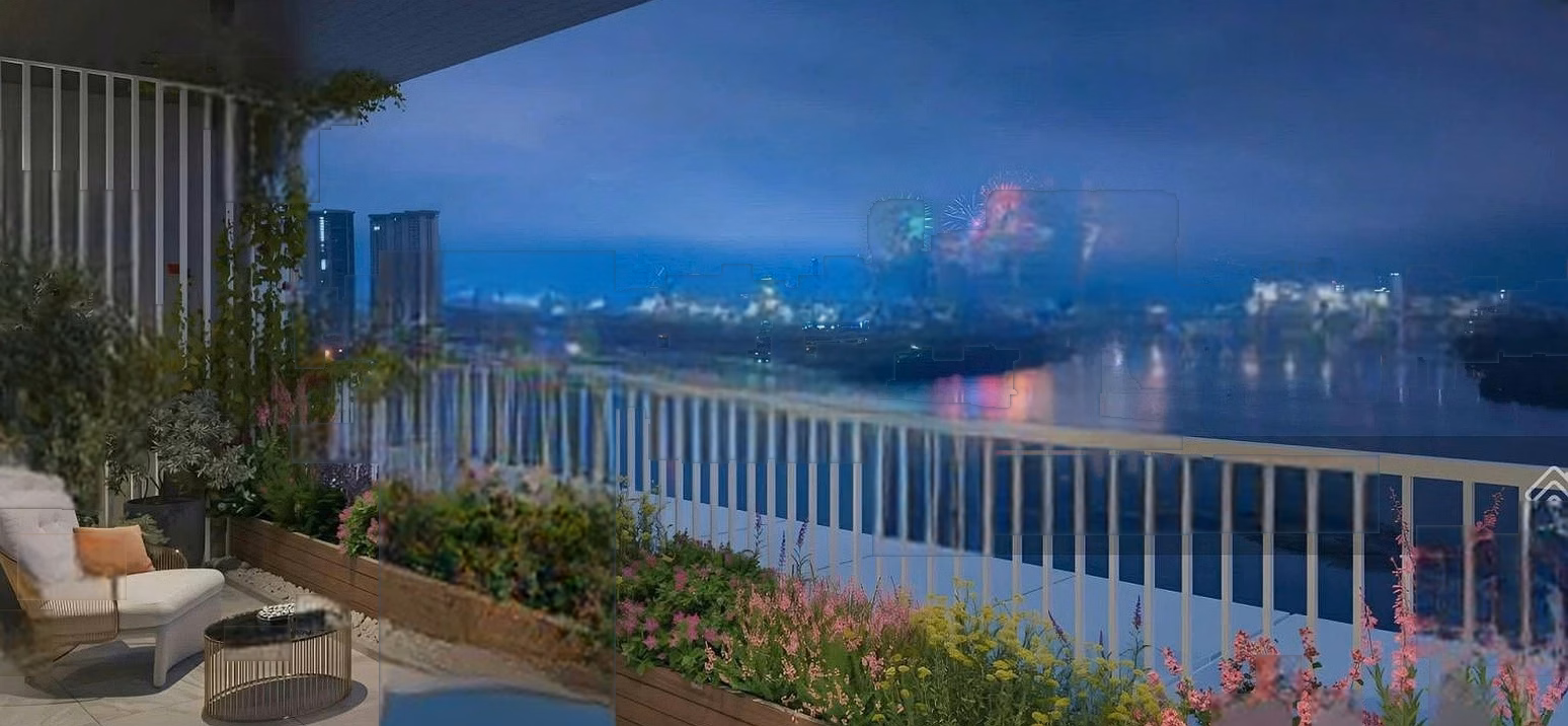 S-Light 2 bedroom apartment, full price 2.x billion - river front, fireworks view for long-term ownership