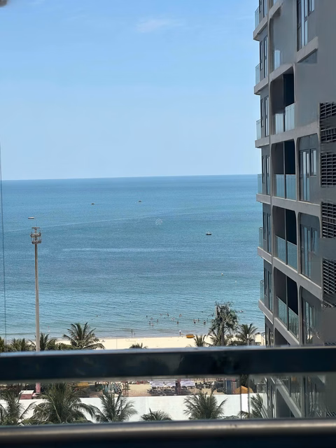 TIMES SQUARE DA NANG BEACH VIEW STUDIO FOR RENT - HIGH FLOOR 100% NEW INTERIOR, MOVING IN NOW
