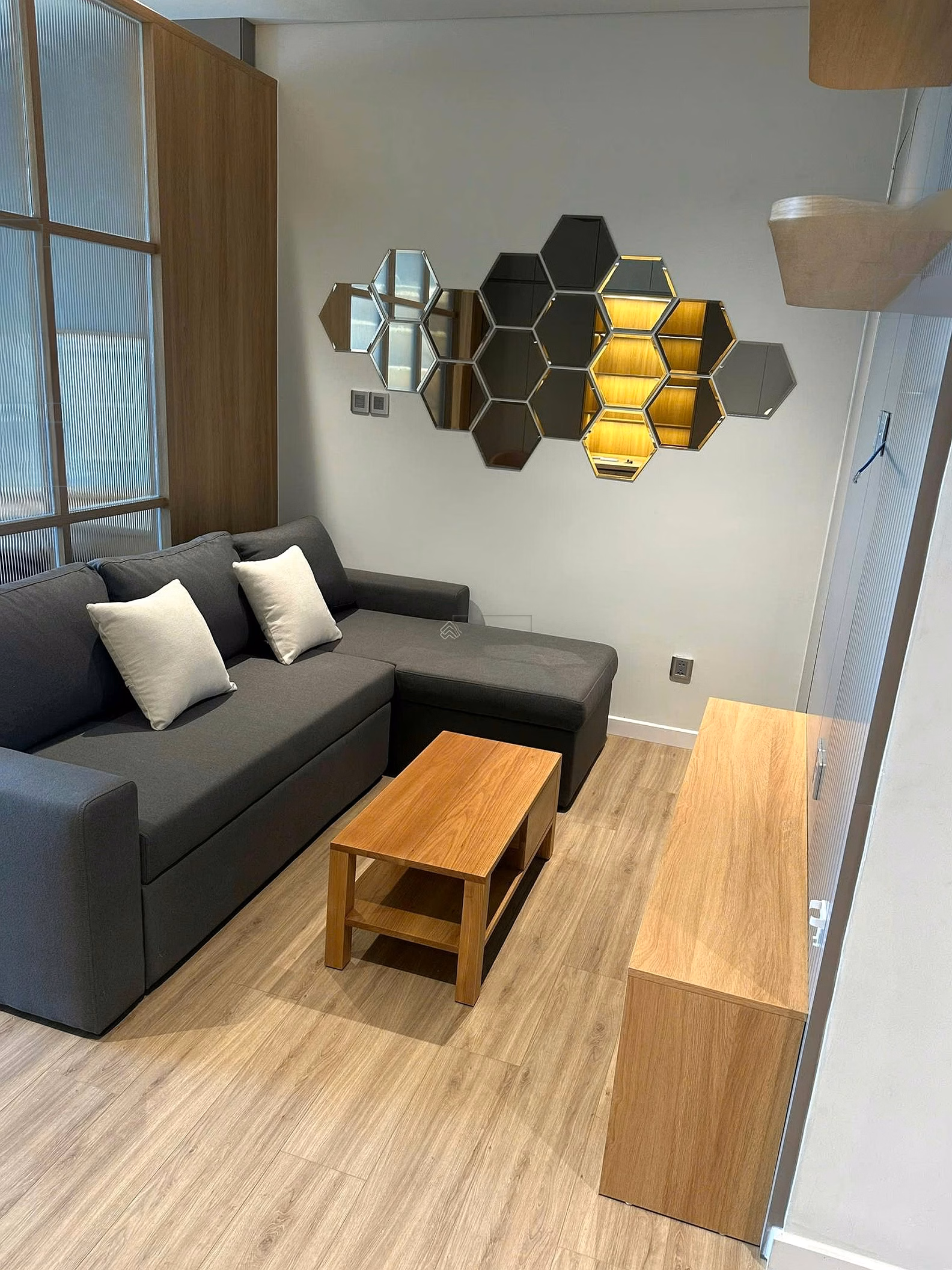 STUDIO FOR RENT WITH BEACH VIEW TIMES SQUARE DA NANG - Good price apartment with simple furniture to receive guests immediately