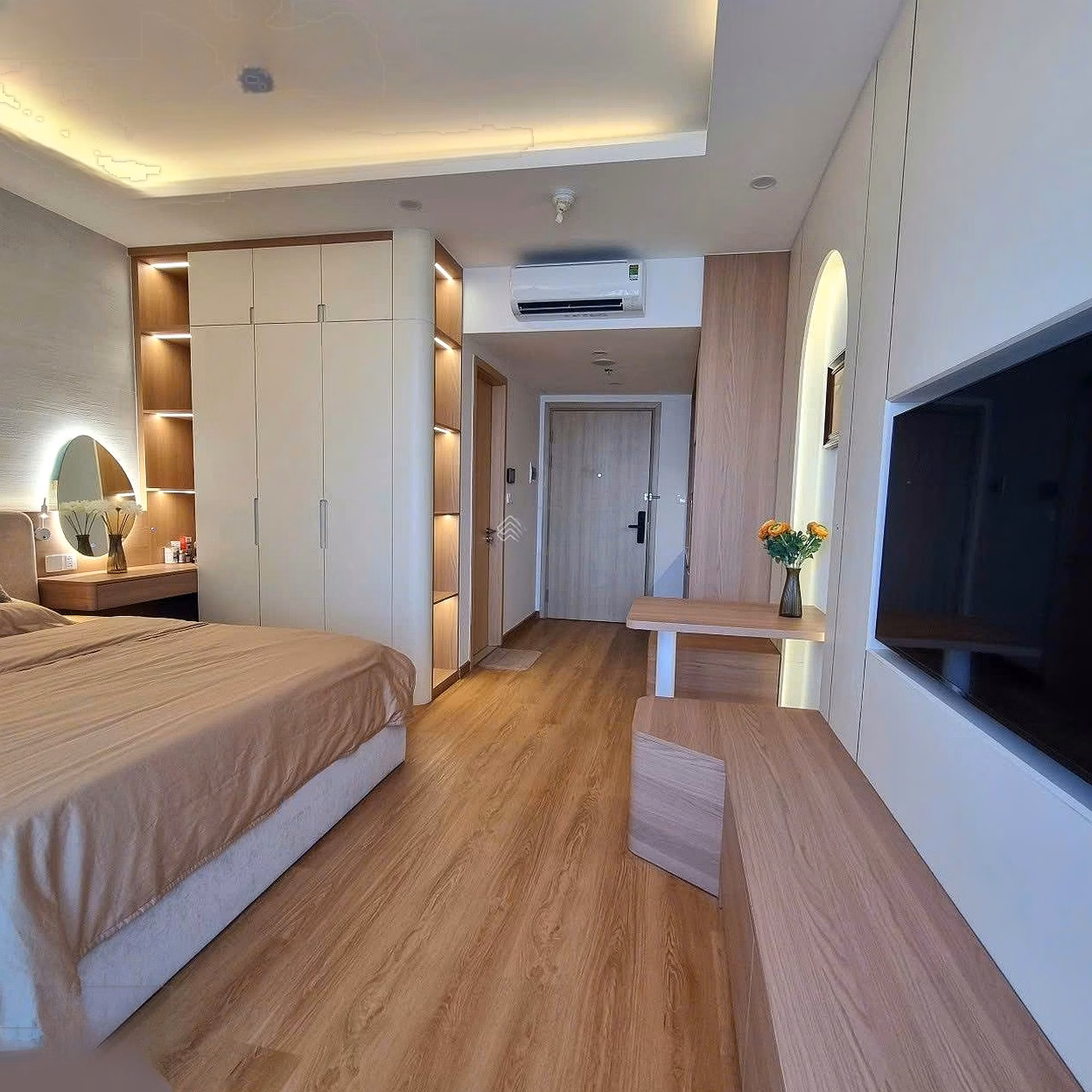 Studio Sun Ponte apartment for rent - River view - Dragon bridge view - price 17 million/month full of quality furniture