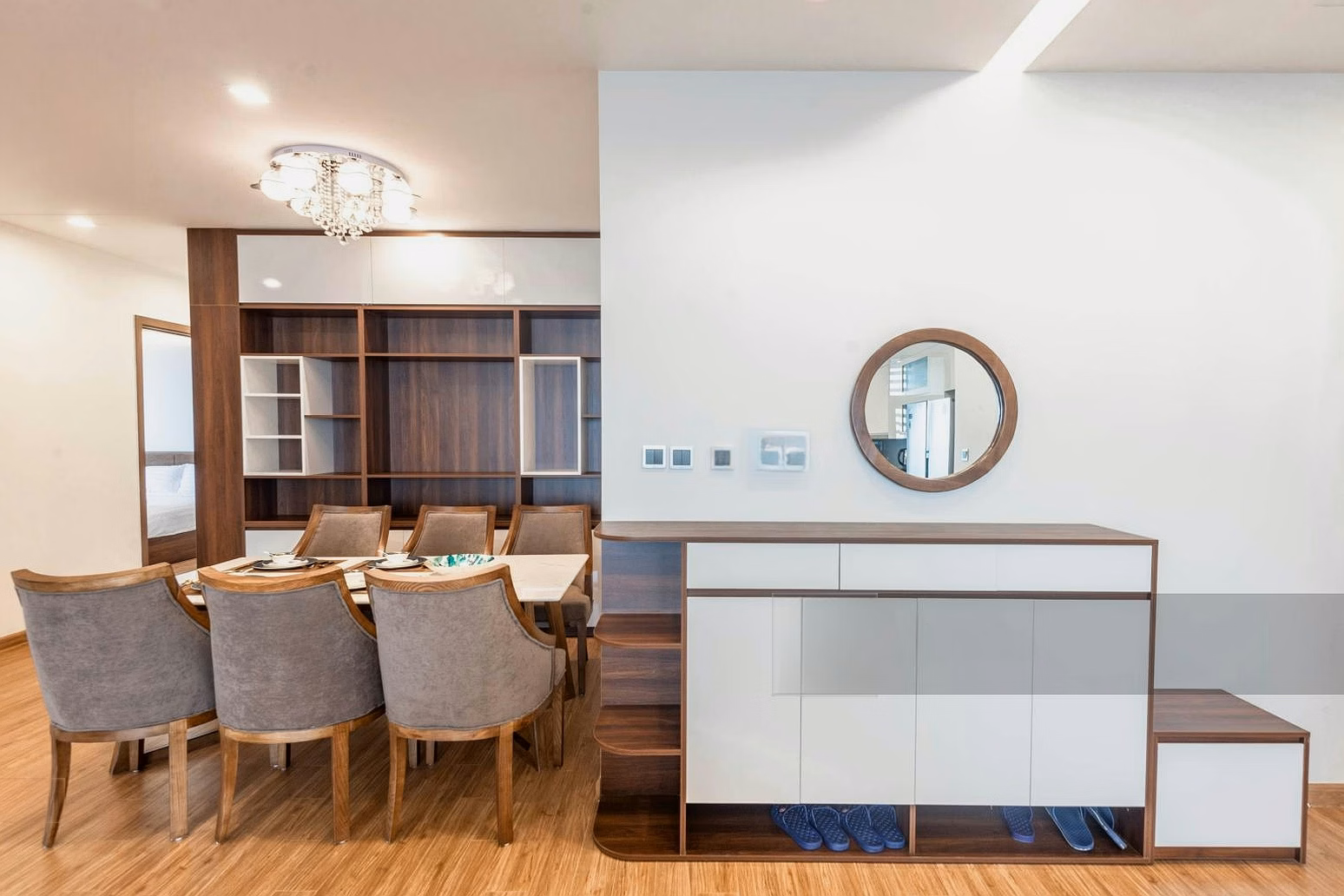 Corner apartment for rent at Han Jardin Apartment, 126m², 3 bedrooms, high floor, price only 26 million/month***