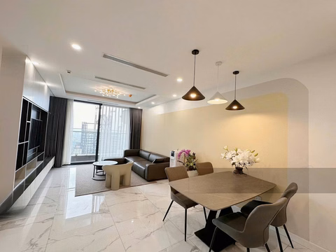 Fully furnished duplex apartment for rent in Sunshine City, high floor, city view, price 37 million/month - can move in immediately