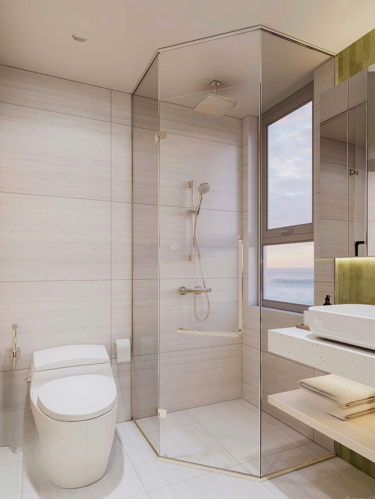 Nha Trang apartment for sale at good price, beautiful 2-bedroom corner apartment, 67.5m2, view of Hoa Hoa Lake, Building F2, price 4.7 billion
