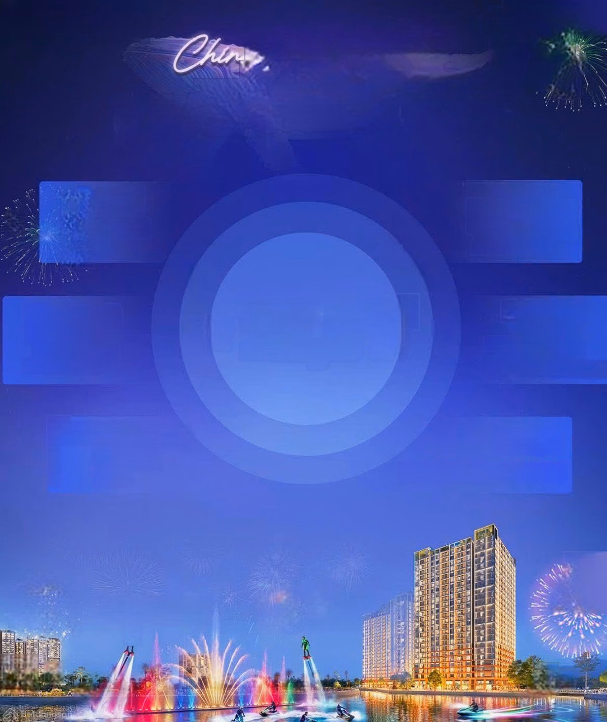 Apartment 49m2, 1 bedroom+, The Fest 2 building, central island of Charmora City Nha Trang project, priced at just over 2.6 billion