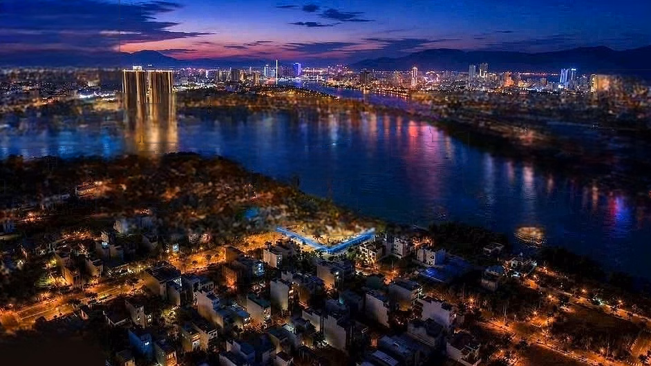 2-bedroom apartment 59m, Han river view, fireworks DIFF SL2.05.03 - Slight Tower Project