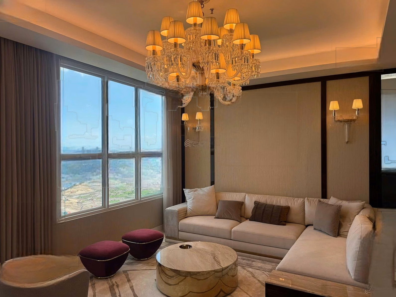DUPLEX PENTHOUSE FOR RENT 4 BR, 4 WC 243m2 SADORA SALA City. HO CHI MINH CITY