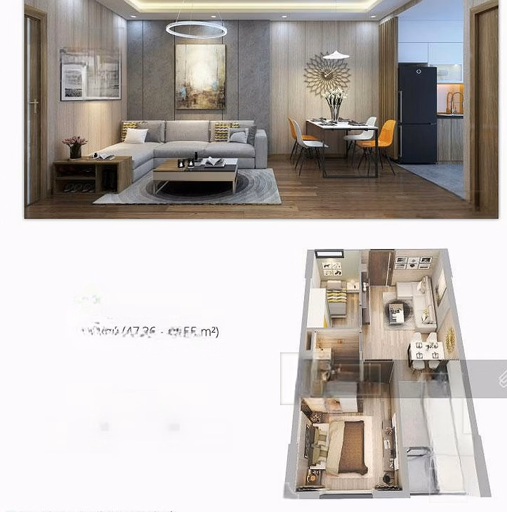 Selling apartment CT2 VCN Phuoc Hai, only 2,750 billion, long-term pink book