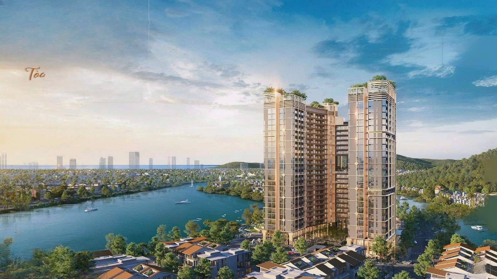Outstanding 2-bedroom apartment The Charm View with fireworks priced at only 6.2 billion for long-term ownership