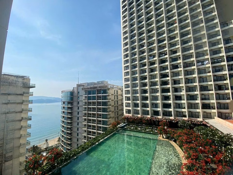 LVCC. Studio apartment for rent with diagonal sea view, price 14 million/month Goldcoast Nha Trang