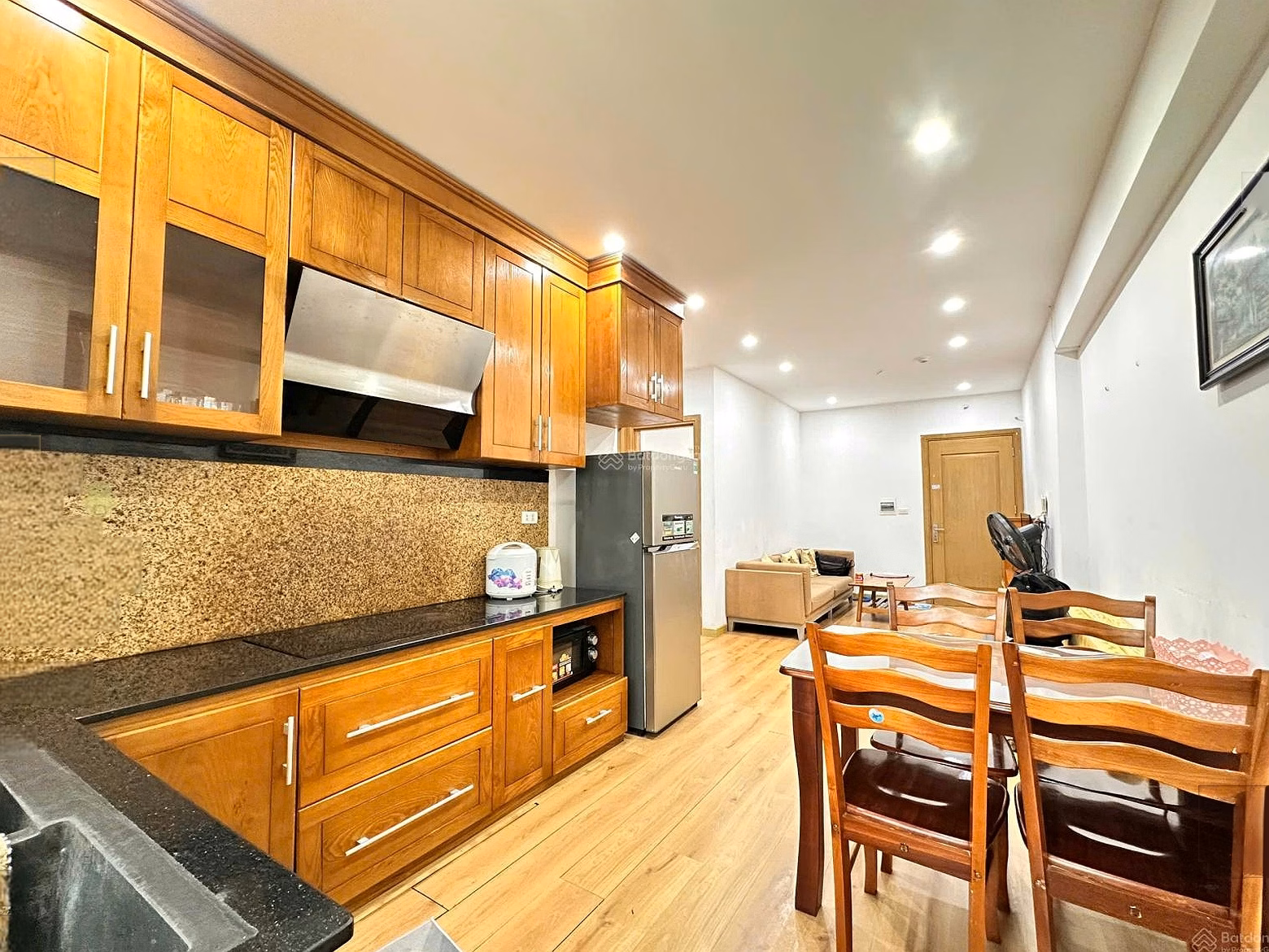 Muong Thanh apartment for rent right on Tay An Thuong street, fully furnished, 2 bedrooms, move in immediately