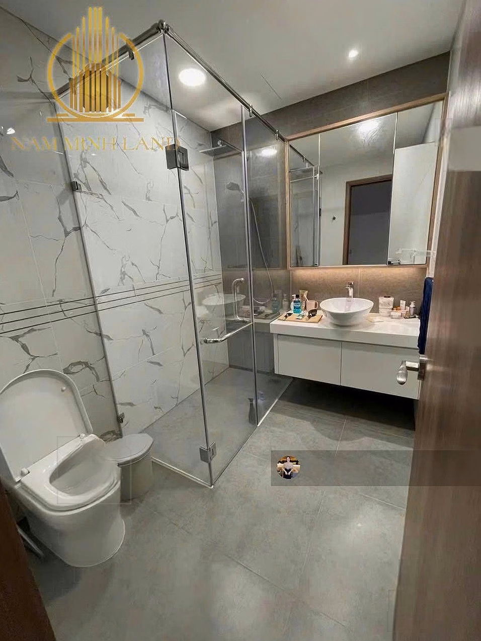 Nam Minh Land - Sunwah Pearl apartment for rent, 2 bedrooms + 1 Golden House building, fully furnished. GH.xx09