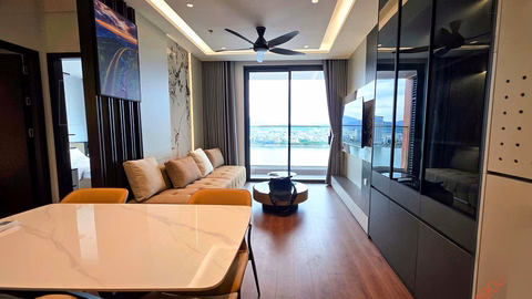 Sun Ponte apartment for rent - 2 bedrooms fully furnished - full view of Han River